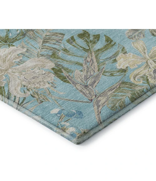 Addison Mayfield Teal AMF1708 5ft. x 7ft. 6in. Rect. Rug