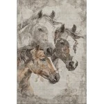 Addison Mayfield Brown AMF1718 - 8ft. Round Rug