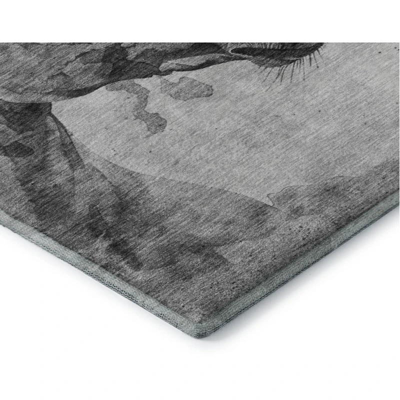 Addison Mayfield Gray AMF1718 - 8ft. Round Rug