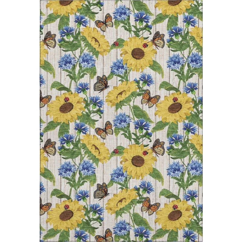 Addison Mayfield beige AMF171 - 8ft. Round Rug