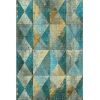 Addison Mayfield Teal AMF1721 8ft. x 10ft. Rect. Rug