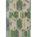 Addison Mayfield Green AMF1722 - 8ft. Round Rug