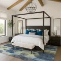 Addison Mayfield Blue AMF1722 - 8ft. Round Rug