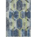 Addison Mayfield Blue AMF1722 - 8ft. Round Rug