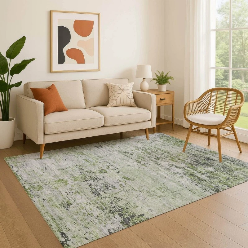 Addison Mayfield Green AMF1723 - 8ft. Round Rug