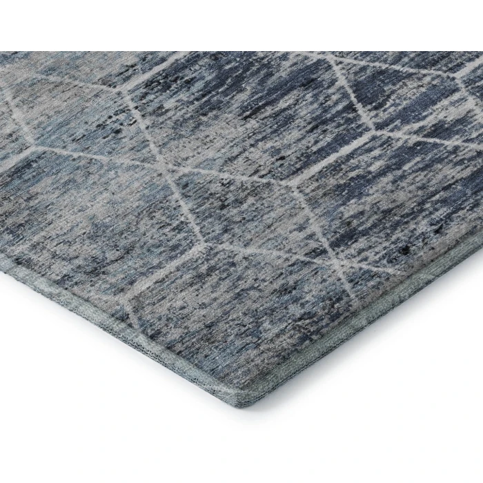 Addison Mayfield Blue AMF1724 - 8ft. Round Rug
