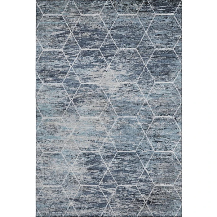 Addison Mayfield Blue AMF1724 - 8ft. Round Rug