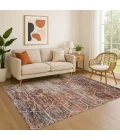 Addison Mayfield Orange AMF1724 - 8ft. Round Rug
