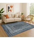 Addison Mayfield Blue AMF1725 - 8ft. Round Rug