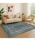 Addison Mayfield Teal AMF1725 2ft. 3in. x 7ft. 6in. Rect. Rug