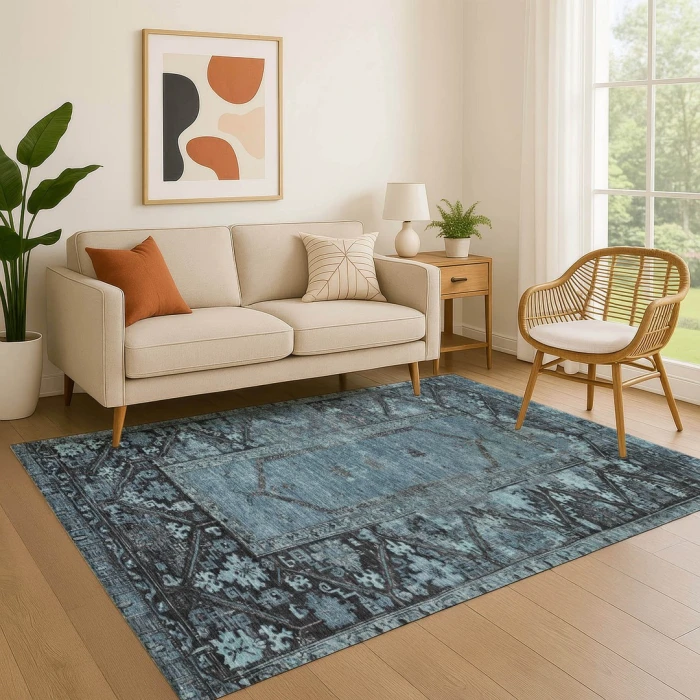 Addison Mayfield Blue AMF1727 9ft. x 12ft. Rect. Rug