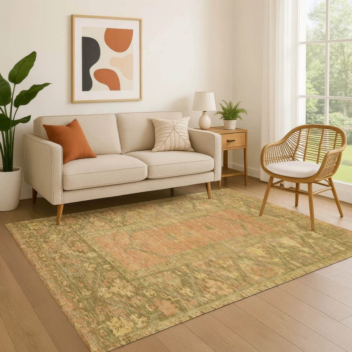 Addison Mayfield Orange AMF1727 2ft. 3in. x 7ft. 6in. Rect. Rug