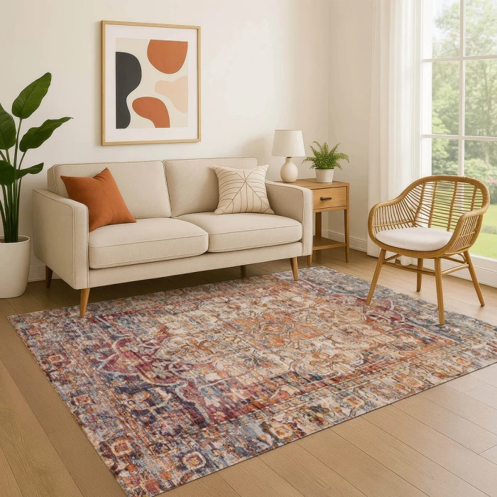Addison Mayfield Orange AMF1728 9ft. x 12ft. Rect. Rug