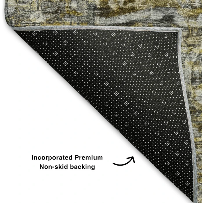 Addison Mayfield Gray AMF1728 - 8ft. Round Rug