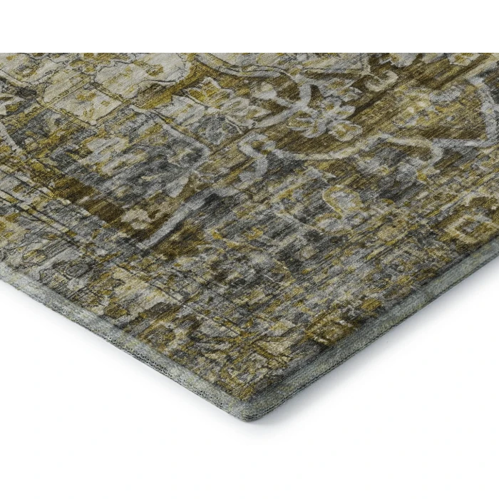 Addison Mayfield Gray AMF1728 - 8ft. Round Rug