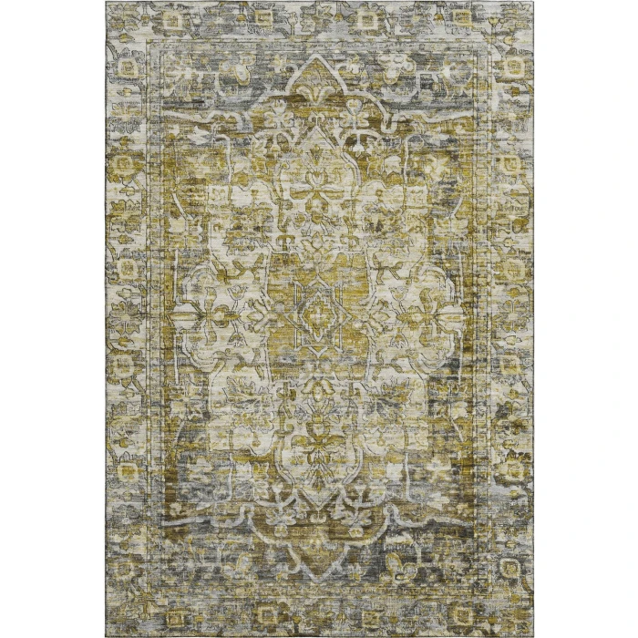 Addison Mayfield Gray AMF1728 - 8ft. Round Rug