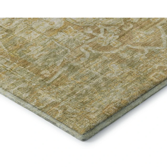 Addison Mayfield Brown AMF1728 - 8ft. Round Rug
