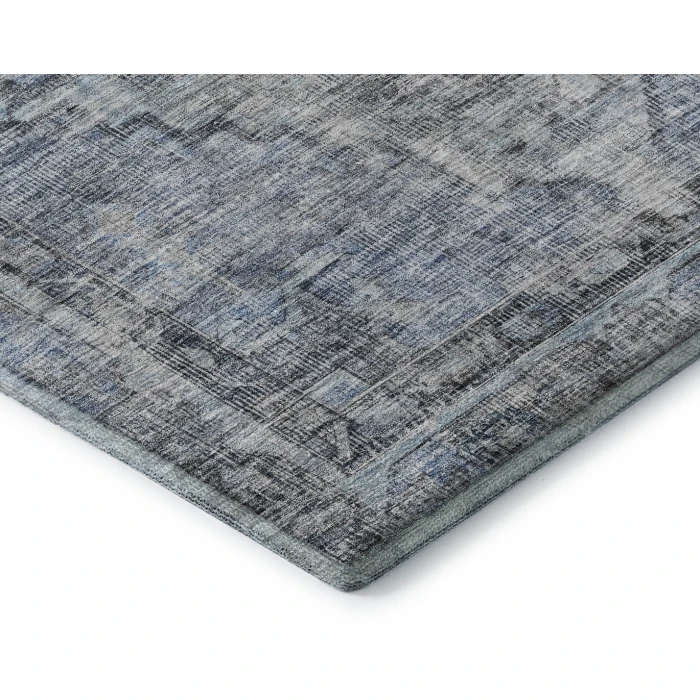 Addison Mayfield Blue AMF1729 - 8ft. Round Rug