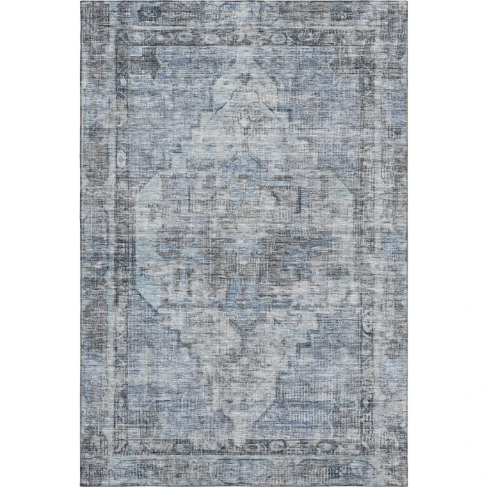Addison Mayfield Blue AMF1729 - 8ft. Round Rug