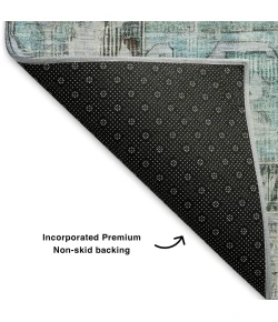 Addison Mayfield Teal AMF1729 9ft. x 12ft. Rect. Rug