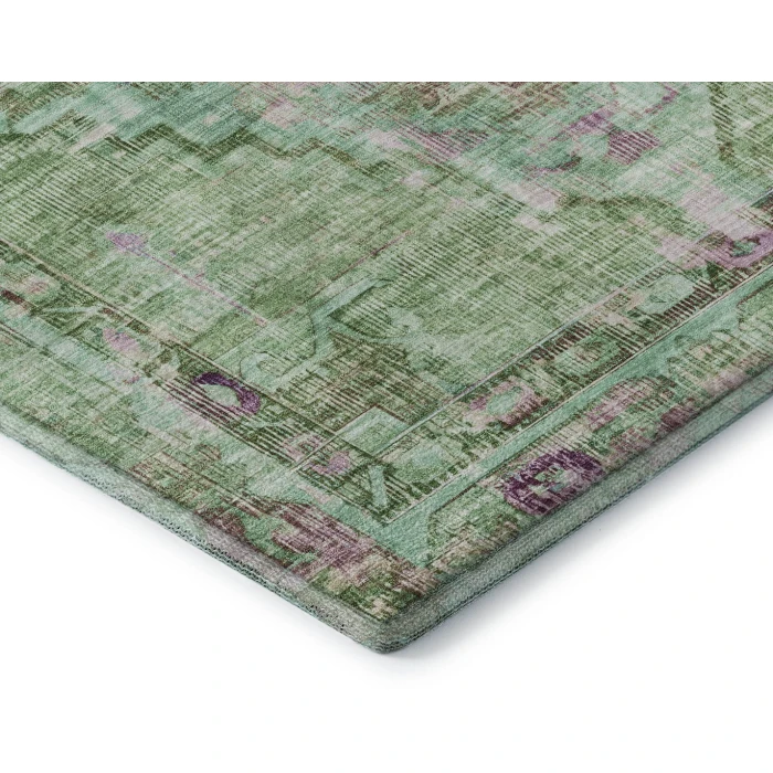 Addison Mayfield Green AMF1730 - 8ft. Round Rug