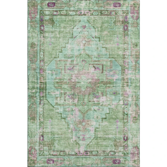 Addison Mayfield Green AMF1730 - 8ft. Round Rug