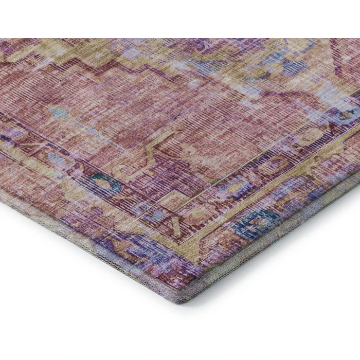 Addison Mayfield Pink AMF1730 - 8ft. Round Rug