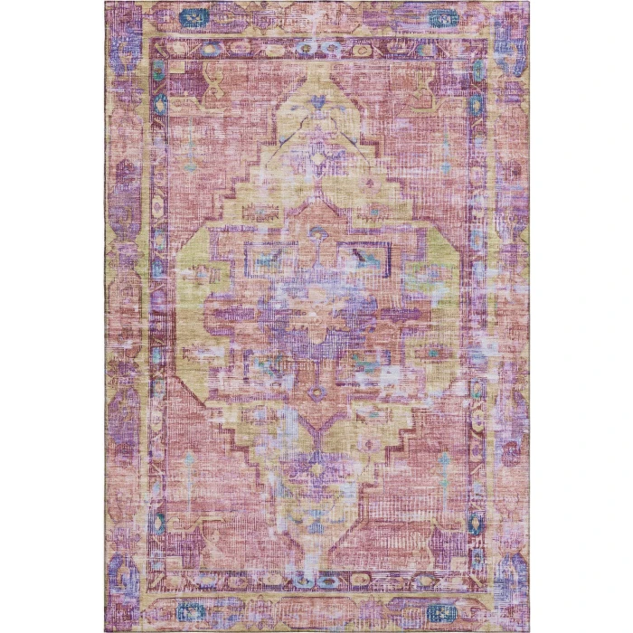 Addison Mayfield Pink AMF1730 - 8ft. Round Rug