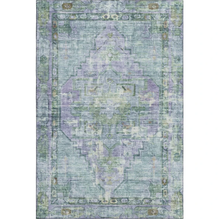 Addison Mayfield Teal AMF1730 - 8ft. Round Rug
