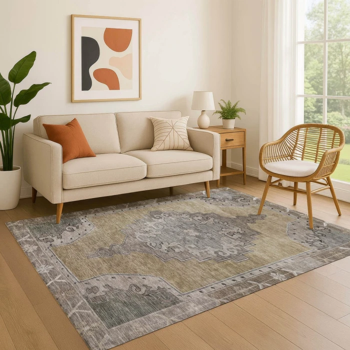 Addison Mayfield Brown AMF1731 2ft. 3in. x 7ft. 6in. Rect. Rug