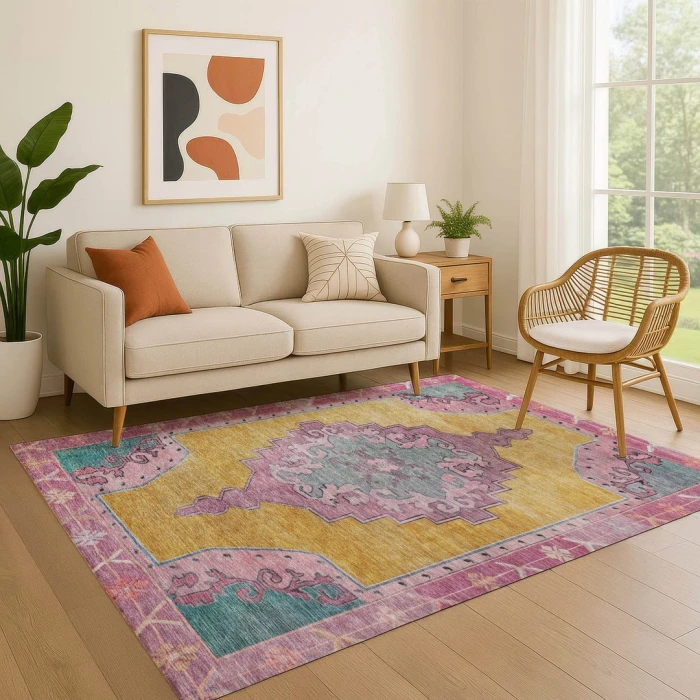 Addison Mayfield Gold AMF1731 2ft. 3in. x 7ft. 6in. Rect. Rug