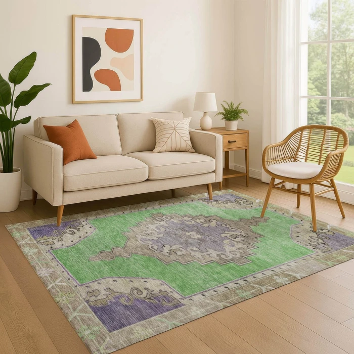 Addison Mayfield Green AMF1731 8ft. x 10ft. Rect. Rug