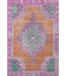 Addison Mayfield Orange AMF1731 - 8ft. Round Rug