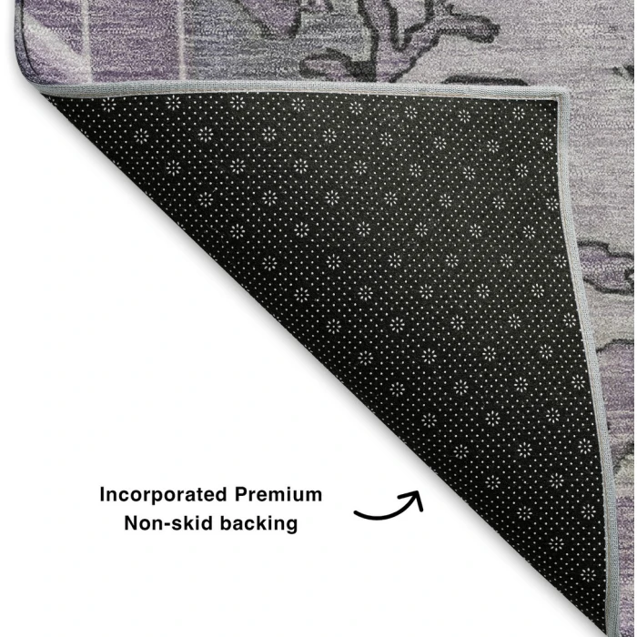 Addison Mayfield Purple AMF1731 - 8ft. Round Rug
