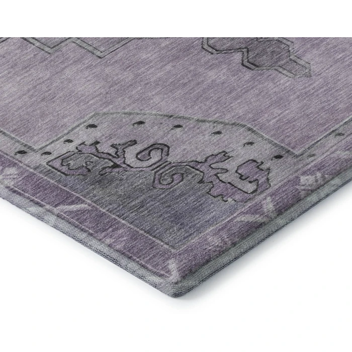 Addison Mayfield Purple AMF1731 - 8ft. Round Rug