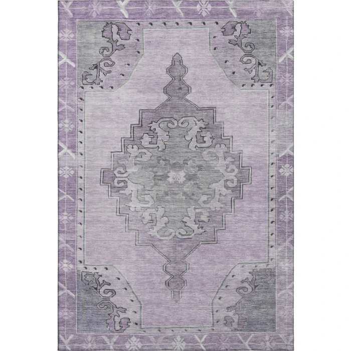 Addison Mayfield Purple AMF1731 - 8ft. Round Rug