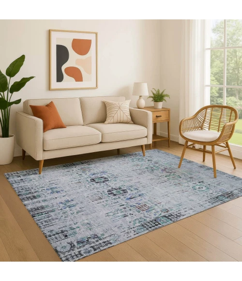 Addison Mayfield Blue AMF1734 2ft. 3in. x 7ft. 6in. Rect. Rug