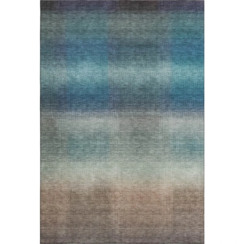 Addison Mayfield Blue AMF1735 - 8ft. Round Rug