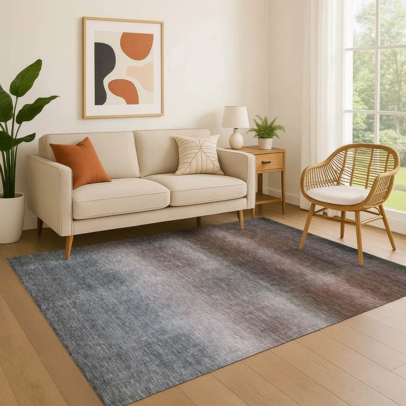Addison Mayfield Brown AMF1735 - 8ft. Round Rug
