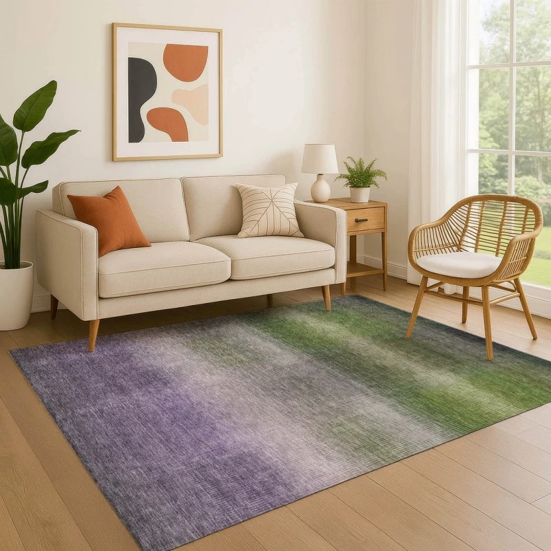 Addison Mayfield Green AMF1735 - 8ft. Round Rug