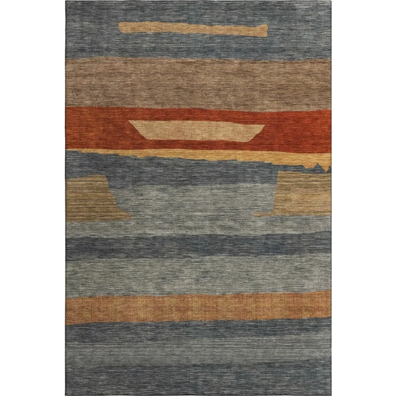 Addison Mayfield Blue AMF1736 - 8ft. Round Rug
