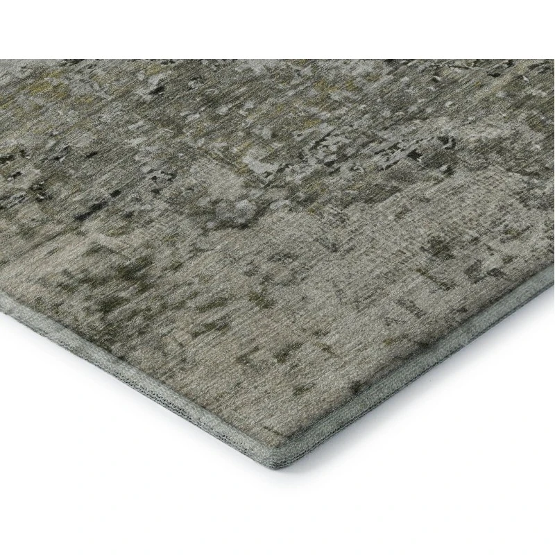 Addison Mayfield Gray AMF1737 - 8ft. Round Rug