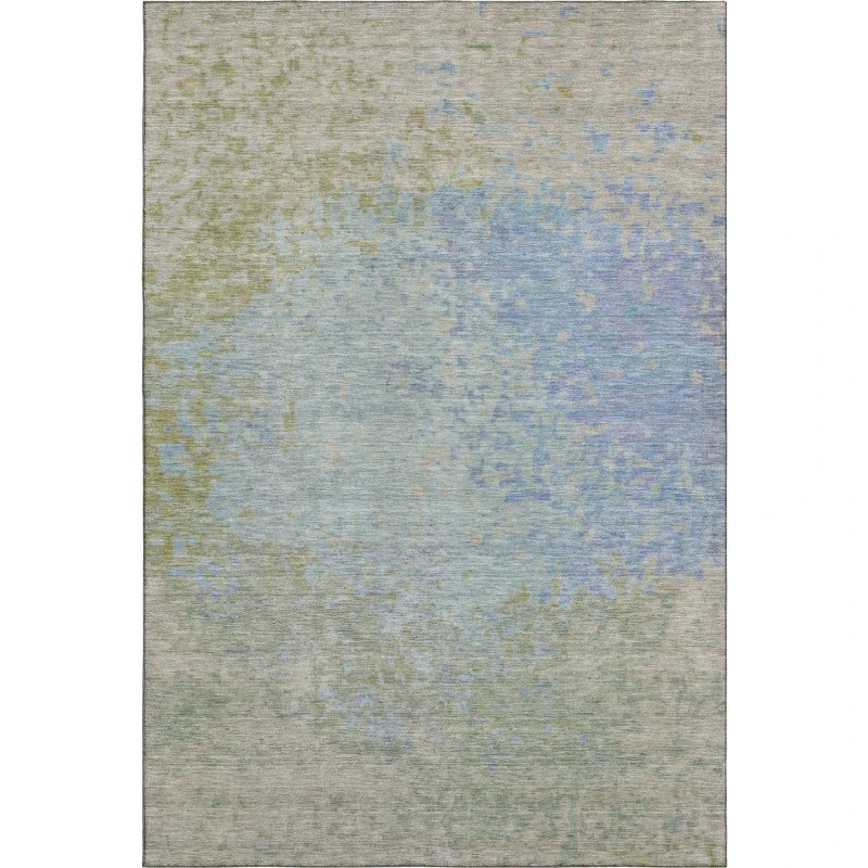 Addison Mayfield Blue AMF1737 - 8ft. Round Rug