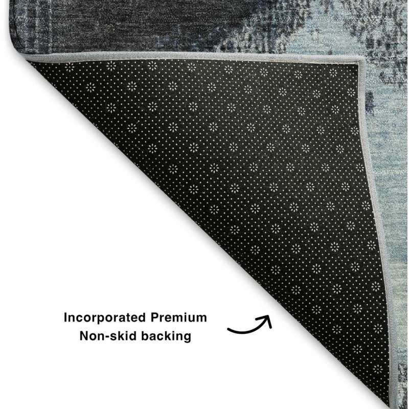 Addison Mayfield Blue AMF1738 - 8ft. Round Rug