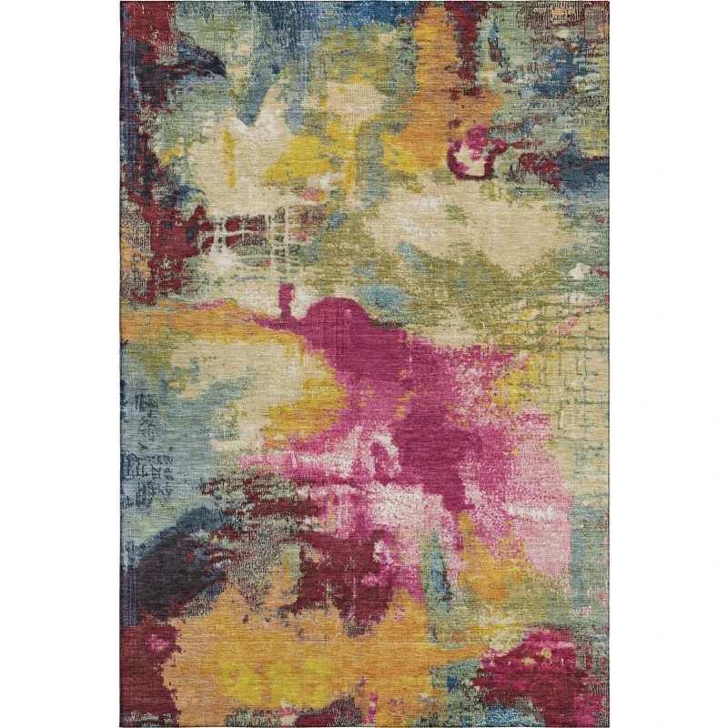 Addison Mayfield Red AMF1738 - 8ft. Round Rug