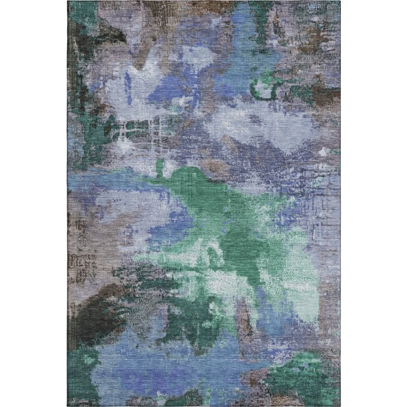 Addison Mayfield Green AMF1738 - 8ft. Round Rug