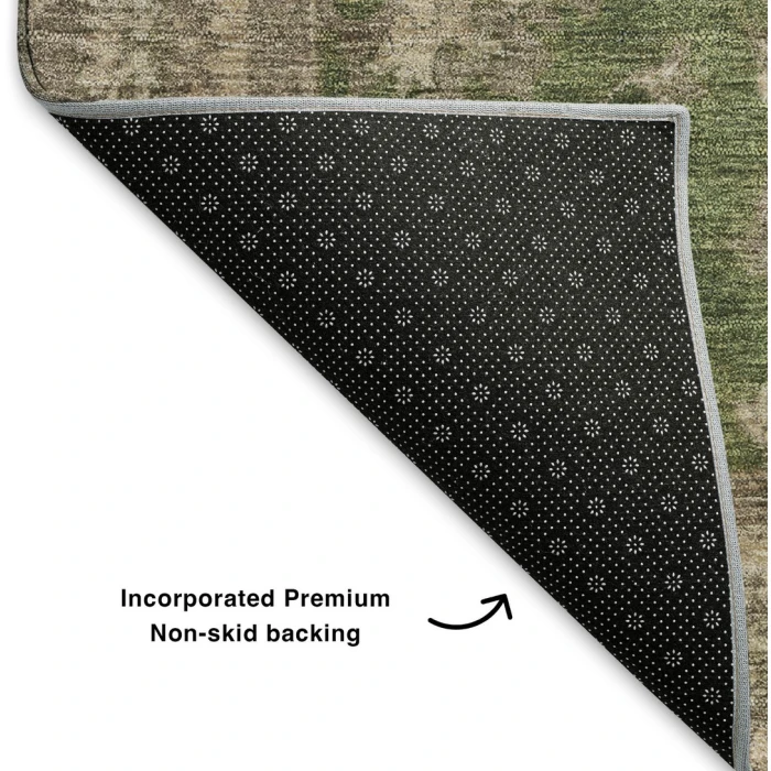 Addison Mayfield Green AMF1739 - 8ft. Round Rug