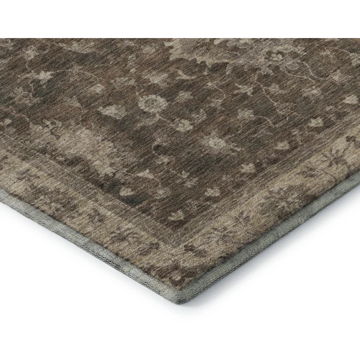 Addison Mayfield Brown AMF1739 - 8ft. Round Rug