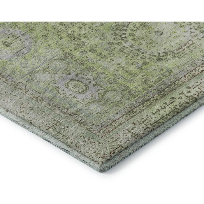 Addison Mayfield Green AMF1740 - 8ft. Round Rug