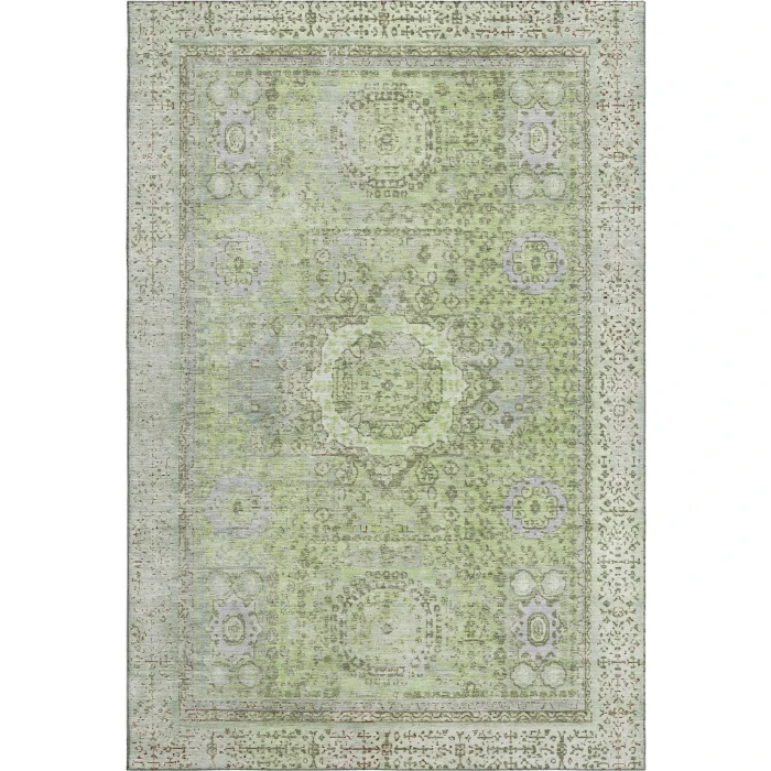 Addison Mayfield Green AMF1740 - 8ft. Round Rug